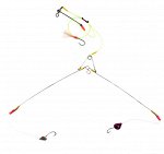 Снасть на камбалу JpFishing Killer Flatfish (3 крючка, №16+15+15, без груза, color 001)
