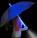 Зонт с LED подсветкой и фонариком