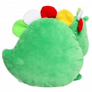 Мягкая игрушка-подушка «Дракон»,35 см, цвет зеленый