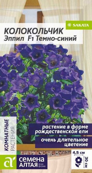 Цветы Колокольчик Эппил F1 средний Темно-синий/Сем Алт/цп 3 шт. НОВИНКА