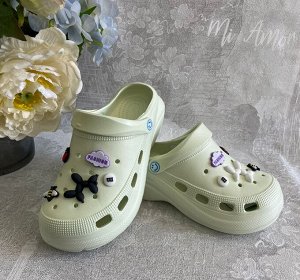 Сабо ЭВА Крос женские на танкетке Летние