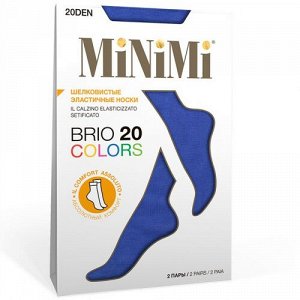 MINIMI Brio 20 lycra носки женские 2 пары эластичные, шелковистые