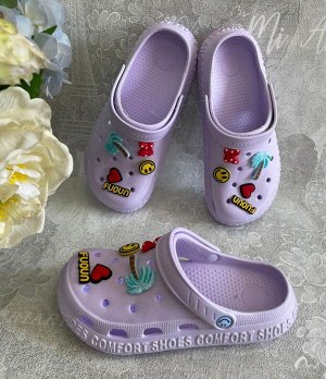 Сабо ЭВА Крос женские на танкетке летние