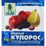 Медный купорос, пак. 100 гр (ГБ) (50шт/уп) для борьбы с болезнями