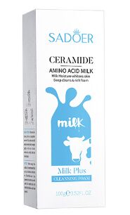 Пенка молочная для умывания с отбеливающим эффектом SADOER, 100 гр