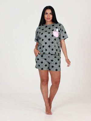 309 ДОМАШНИЙ КОСТЮМ шорты (Хаки)