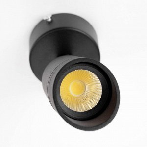 Спот "Палми" LED 7Вт 4000К черный 6х6х19 см