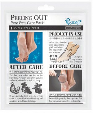Педикюрные носочки пилинг для ног Elizavecca Корея