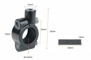 Хомут для вело-мото зеркал DEEMOUNT VMR-019 (M10)