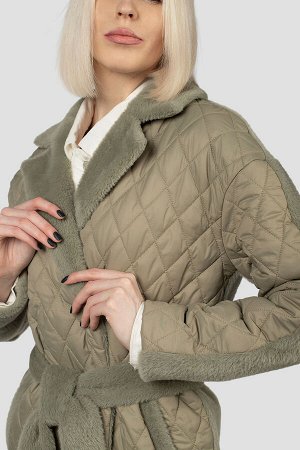 01-11600 Пальто женское демисезонное (пояс)