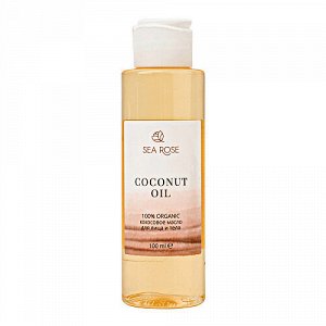 Sea Rose, Кокосовое масло для лица и тела Coconut Oil 100% Organic, 100 мл, Си роуз