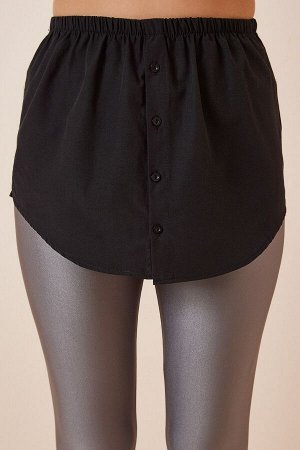Женский черный свитер и свитшот под юбку, рубашка из поплина DD01150