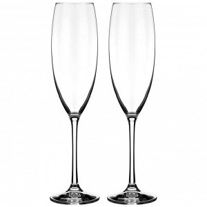 Набор бокалов для шампанского из 2 шт. "grandioso" 230 мл высота=27 см (кор=12набор.)