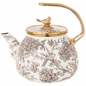 Чайник эмалированный agness, серия royal garden 3,0л подходит для индукцион.плит