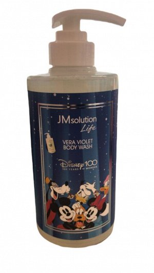 JMSolution Гель для душа с экстрактом алоэ вера Body Wash Disney Life Vera Violet, 500 мл