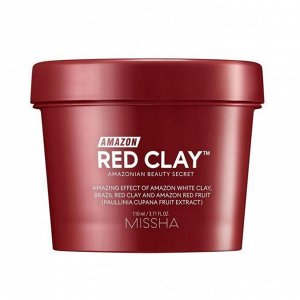 Missha Маска для очищения пор на основе красной глины Mask Amazon Red Clay Pore, 110 мл