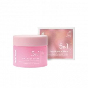 PrettySkin(McNally) Крем универсальный для лица с коллагеном (скин+лосьон+эссенция+крем+ампула) Cream 5In1 Collagen, 50 мл