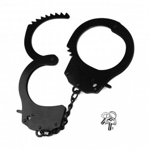Металлические наручники, цвет черный