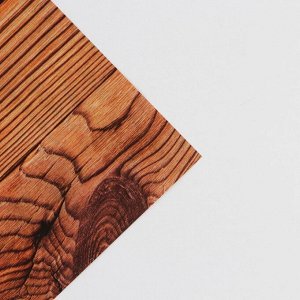Бумага упаковочная глянцевая двухсторонняя «Дерево», 70 *100 см 7840580