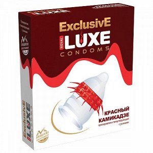 ПРЕЗЕРВАТИВ LUXE EXCLUSIVE КРАСНЫЙ КАМИКАДЗЕ (усы) 1 штука