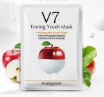 Витаминная маска «BIOAQUA» из серии V7 с экстрактом яблока. 30 гр