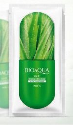 Несмываемая маска-гель ночная на основе алоэ-вера &quot; Bioaqua &quot; - ультра-увлажнение, питание 8 гр