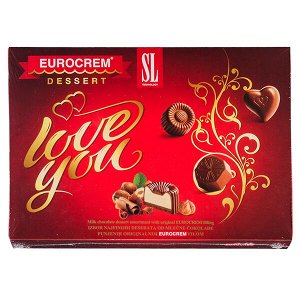 конфеты EUROCREM 'Love you' 160 г