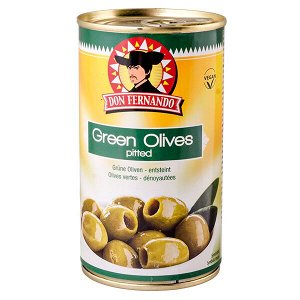 оливки Don Fernando зеленые без косточки ж/б 350 г 1/12