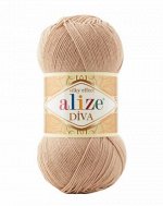 Пряжа Alize Diva Ализе Дива цвет №879 бежевый