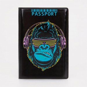Обложка для паспорта, цвет чёрный 9305805