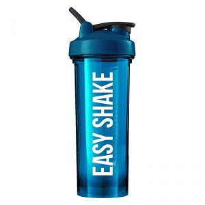 Аксессуары Shaker Bottle Easy Shake Tritan шарик+держатель 1000 ml (синий)