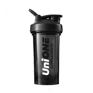 Аксессуары Shaker Bottle UniOne Tritan шарик+держатель 600 ml (чёрный)