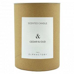 Свеча ароматическая The Olphactory, &, Cedar & Oud, 40 ч