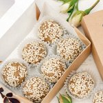 &quot;КУНЖУТНЫЕ С АПЕЛЬСИНОМ&quot;, КОНФЕТЫ РУЧНОЙ РАБОТЫ