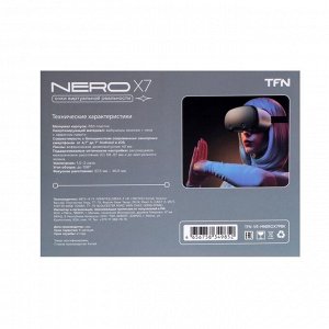 3D Очки виртуальной реальности TFN VR NERO X7, смартфоны до 7", регулировка, черные