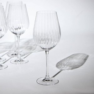 Набор бокалов для вина Columba Optic, стеклянный, 650 мл, 6 шт