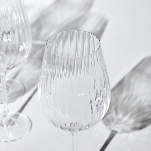 Набор бокалов для вина Columba Optic, стеклянный, 650 мл, 6 шт
