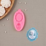 Силиконовый молд Доляна «Рамка и портрет», 8,5x4,5 см, цвет МИКС