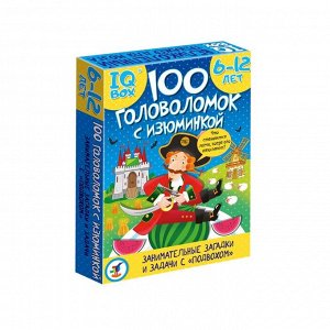 Развивающие карточки IQ Box «100 Головоломок с изюминкой»