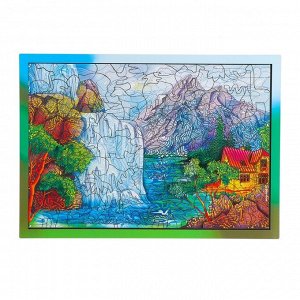 Пазл «Живописный водопад» + календарь