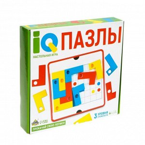 Настольная игра для детей на логику «IQ Пазлы», 1 игрок, 8+