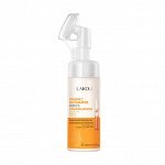 LAIKOU VITAMIN C NIACINAMIDE Пенка для лица с витамином С и силиконовой щеточкой, 120мл