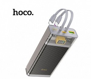 Внешний аккумулятор Power Bank Hoco Fully Compatible +Type-C, For Lightning PD22.5W+QC3.0 10000 mAh