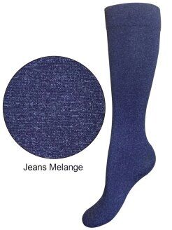 Гольфы Женские Cinema-by-opium Melange 60 blu melange