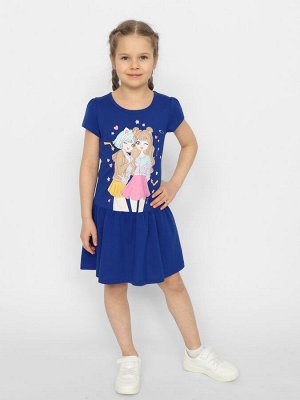 Платье для девочки Сherubino CSKG 63659-41 Темно-синий
