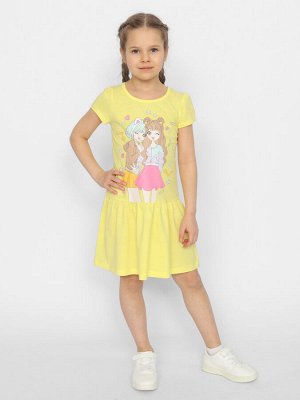 Платье для девочки Сherubino CSKG 63659-30 Желтый