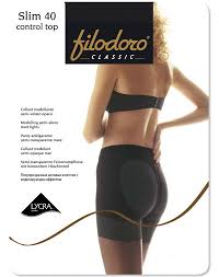 Колготки Slim 40 Control Top (Filodoro)/60/3/ колготки с шортиками большой плотности