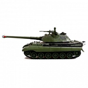 Танковый бой Т90 vs Tiger, на радиоуправлении, 2 танка, свет и звук