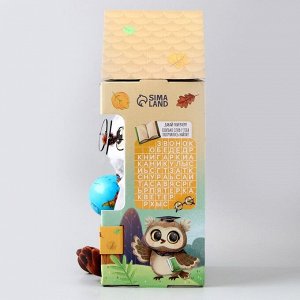 Мягкая игрушка «1 сентября: Совушка с глобусом», серая