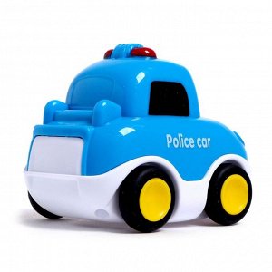 Музыкальная игрушка «Полицейская машина», звук, свет, цвет синий